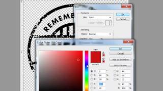 How to Change the Color of quotBrushes amp Stampsquot images and Overlays in Photoshop and PSE [upl. by Sanford]