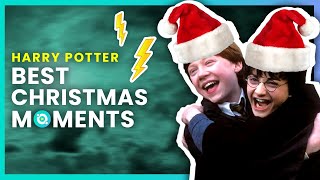 Harry Potter Best Christmas Moments On and Off the Set  OSSA Movies [upl. by Novel]