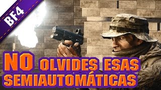 Pistolas semiautomáticas te van a sorprender más de lo que crees Battlefield 4 [upl. by Epilef467]