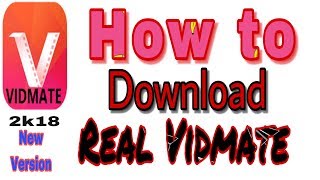 how to download vidmate for your android and PC 2k18 in urdu hindi hy Asim creativity [upl. by Milstone592]