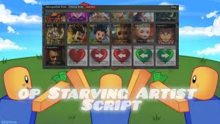 Op Starving Artist Script Auto Draw •Got Donated 60 robux•fyp fluxus starvingartist [upl. by Analla]