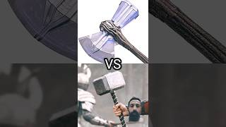 Mjolnir VS Stormbreaker💥who is most powerful  godofwar shorts viralvideo [upl. by Suiddaht]