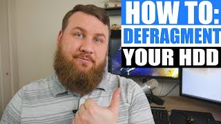 How to Defragment Your HARD DRIVE HDD [upl. by Ahsienat]