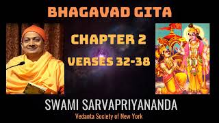 13 Bhagavad Gita I Chapter 2 Verses 3238 I Swami Sarvapriyananda [upl. by Ruel]