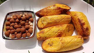 Roasted Ripe Plantains  Sweet Plantains In Air Fryer  Ghana Kofi Brokeman  Nigeria Bole [upl. by Bedwell]