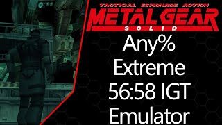 MGS1  Integral  PS1 Emulator  Extreme  Any  5658 IGT [upl. by Lindi98]