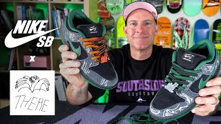 Nike SB x There Skateboards Dunk Low Shoe Review [upl. by Roberto]