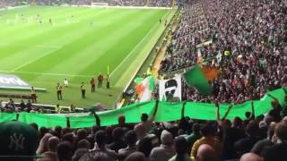 Celtic v Linfield  Sectarian and pro terrorist IRA chanting from the Celtic fans [upl. by Rita499]