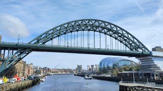 Walked Around Newcastle Quayside Sunday Market 2024 4K Video [upl. by Enamrahs]