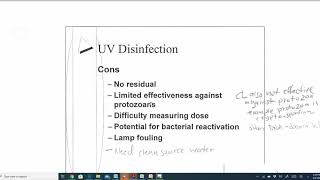 L27 Environmental engineering  Disinfection UV light  Dr Alyaseri [upl. by Aicram]