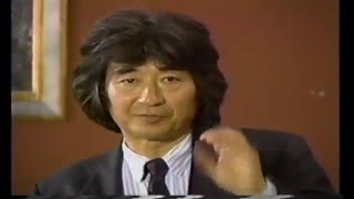 Seiji Ozawa  About Leonard Bernstain [upl. by Teodoro]