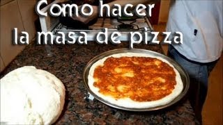 Como hacer la masa de pizza [upl. by Adamson559]