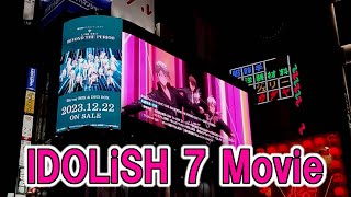 No cut IDOLiSH7 ～ LIVE 4bit BEYOND THE PERiOD ～  3D digital billboard in Shinjuku Tokyo [upl. by Donnamarie]