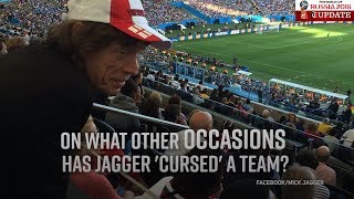 The curse of Mick Jagger throws England out of World Cup [upl. by Llennhoj263]