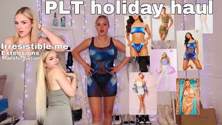 PLT holiday haul  Hair transformation  Irresistible me [upl. by Ainalem170]