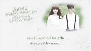 KARAOKETHAISUB AKMU  Give Love [upl. by Temirf125]