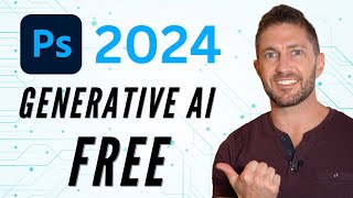 FREE Download of Photoshop 2024 Use AI Generative Fill [upl. by Anihsit]