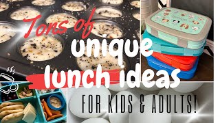 Unique LUNCH IDEAS for kids AND adults This video is packed with healthy fun food inspiration [upl. by Retepnhoj475]