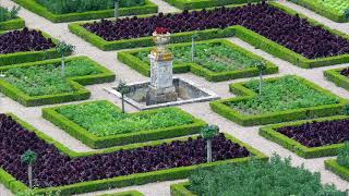 🇫🇷 Le château de VILLANDRY Jardins et Potager [upl. by Lisle]