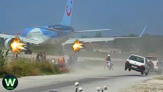 Tragic Most Dangerous Plane Landing Fails Filmed Seconds Before Disaster Went Horribly Wrong [upl. by Abbi488]