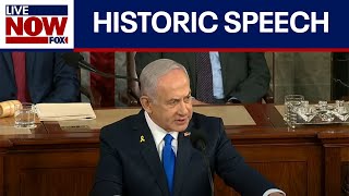 WATCH IN FULL Netanyahu addresses joint session of Congress  LiveNOW from FOX [upl. by Ackerley]