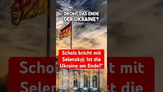 Scholz bricht mit Selenskyj Ist die Ukraine am Ende [upl. by Idnew900]