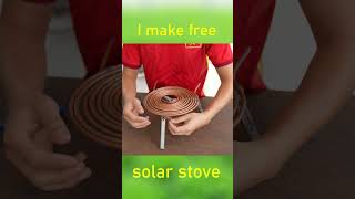 I make free solar stove shorts [upl. by Eelarak602]