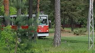 KTM5 Nr 101 Tram Daugavpils Stropi [upl. by Hudgens]