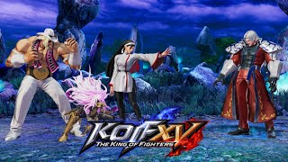 KOF XV  Mid Bosses Team VS Omega Rugal Boss Challenge Ver 3v1 [upl. by Skiba389]