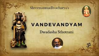 VandeVandyam  Dwadasha Sthotrani Vol 1  Dr Vidyabhushan  Sriman Madhvacharya  Preenayamo [upl. by Tumer]