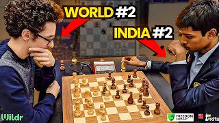 Fabiano Caruana vs R Praggnanandhaa  An Insane Endgame  World Blitz 2023 [upl. by Chiang992]