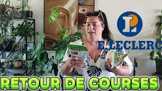 LECLERC 🛒 Retour de Courses 🍅🛍️ [upl. by Kinney]