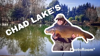 Carp fishing winter day session  Chad lakes January 2022 [upl. by Inness]