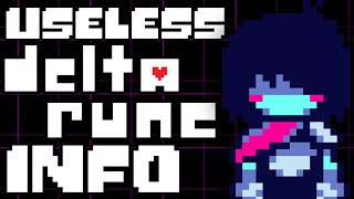 10 Minutes of Useless Deltarune Information [upl. by Verbenia]