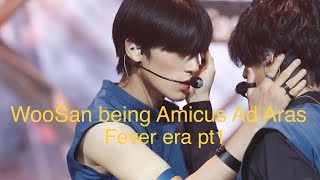 WooSan being Amicus Ad Aras Fever era pt 1 [upl. by Nero]