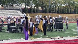 “Royals” Marietta High School Marching Band 2022  Sideline View [upl. by Chryste1]