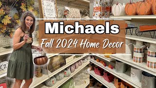 Micheals New Fall Decor 2024 Collections  Fall Decor Shop with Me  Autumn Decor Trends [upl. by Mattson316]