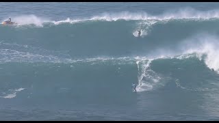 Nazaré Going From 6ft To 30ft Overnight [upl. by Base]