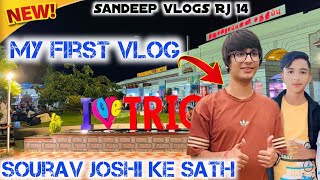 my first vlog Sourav Joshi ke sath me souravjoshivlogs7028 [upl. by Milas607]