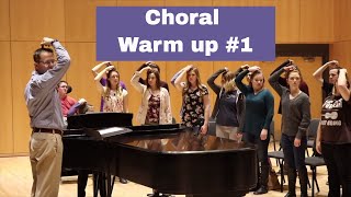 Choral Warm up 1 Full Vocal Warm up [upl. by Ayatan]