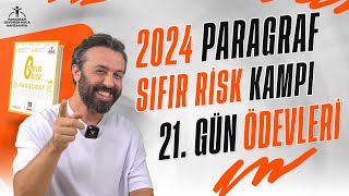 YUVARLAK MASA6  2024 PARAGRAF SIFIR RİSK KAMPI  22GÜN [upl. by Kieryt]