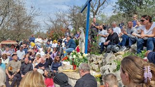 Medjugorje apparizione 18 marzo 2024 in attesa del messaggio [upl. by Aicirpac272]