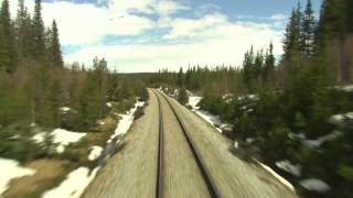 Cab Ride Norway  Trondheim  Bodø Spring Nordland Line [upl. by Roarke502]