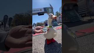 Wrinkle Duck Beat many people in racing 🥰☺️ [upl. by Mechelle]