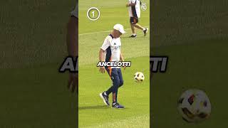 CARLO ANCELOTTI AND ARDA GÜLERS KEEPY UPPY CHALLENGE IN TRAINING 🤣🔥 [upl. by Dimmick]