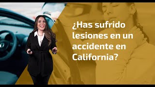 ¿Has sufrido lesiones en un accidente en California y necesitas ayuda legal urgente [upl. by Lierbag]