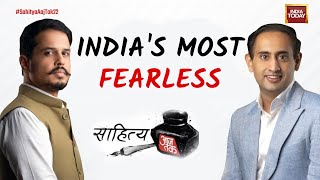 Indias Most Fearless Shiv Aroor Rahul Singh amp Gaurav Sawant LIVE  Sahitya Aaj Tak 2022 [upl. by Milstone501]