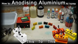 How to Anodise Aluminium at home how i anodised at home [upl. by Anyak]