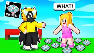 I Secretly CHEATED Using INFINITE MINES Roblox Bedwars [upl. by Valery]