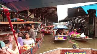 Damnoen Saduak Floating Market Bangkok Thailand GetYourGuide [upl. by Sinoda]